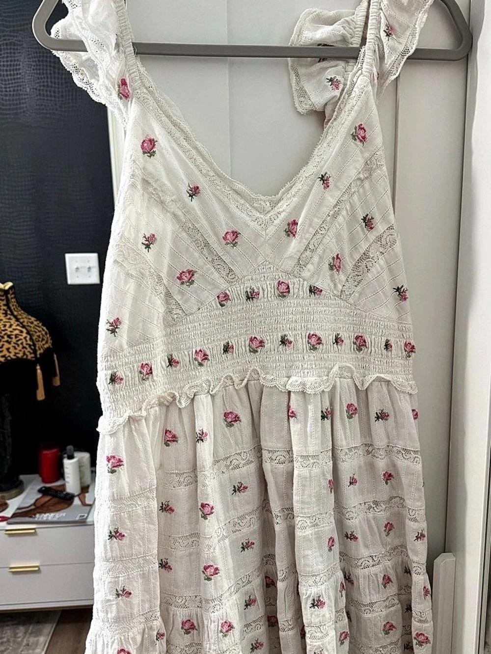 Love shack fancy dress floral pattern
